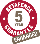 Betafence guarantee 5 years
